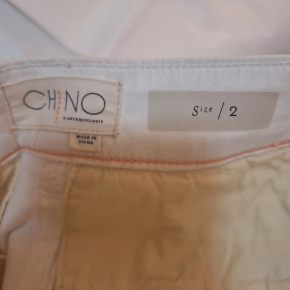 Anthropologie Pintuck Chino's SZ 2 - Picture 10 of 12